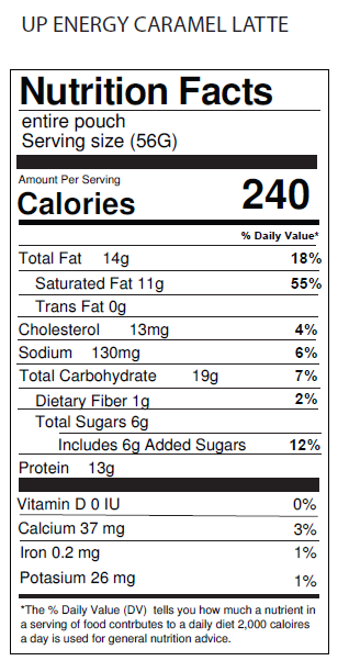 Up Energy Protein Popcorn 9 Pack - 1.9OZ Caramel Latte Only